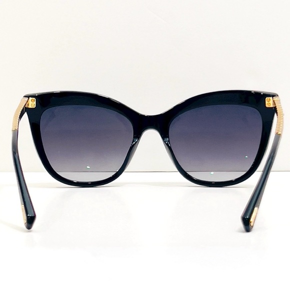 🆕 New/Authentic Chopard Black Cat Eye Sunglasses ▪️ SCH260S 700 ▪️ 54-19-135 - Picture 9 of 14